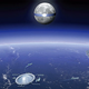 Illustration for article titled Architects design gigantic solar cell that can wrap around the Moon